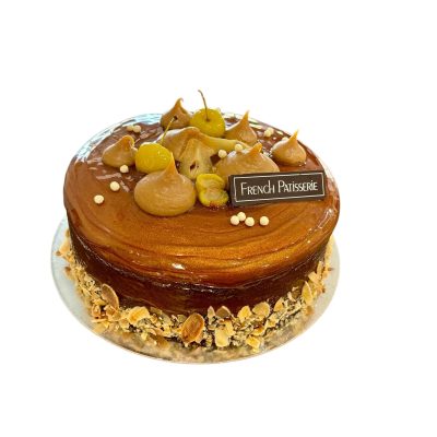 Pear & Walnut Gateau